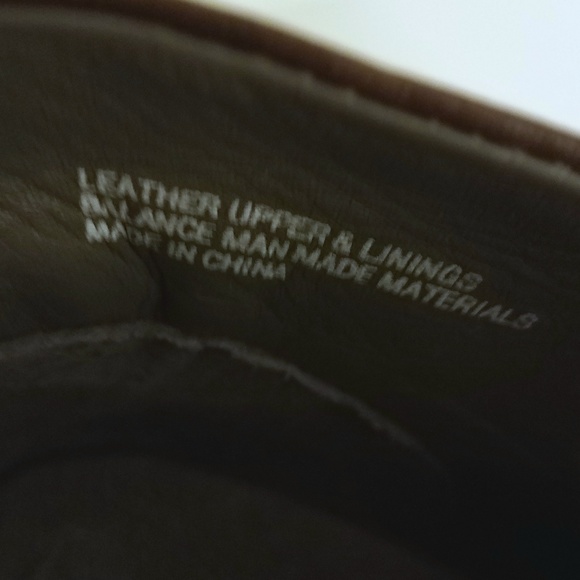 BORN Leather Brown Ankle Booties Womens Size 11 - Picture 6 of 8